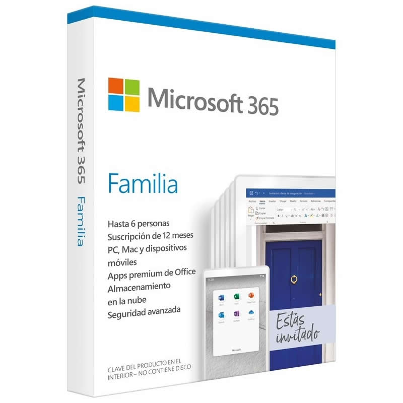 Microsoft 365 Familia 6u 